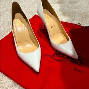 White Louboutins: Worn 4x